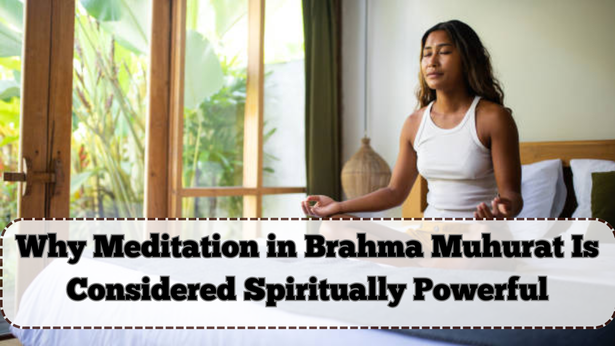 Why Meditation in Brahma Muhurat Is Considered Spiritually Powerful